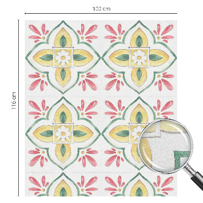 Folie geam intimitate model vitraliu Ornament floral