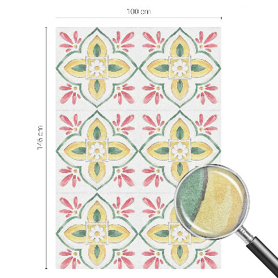 Folie geam intimitate model vitraliu Ornament floral