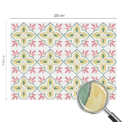 Folie geam intimitate model vitraliu Ornament floral