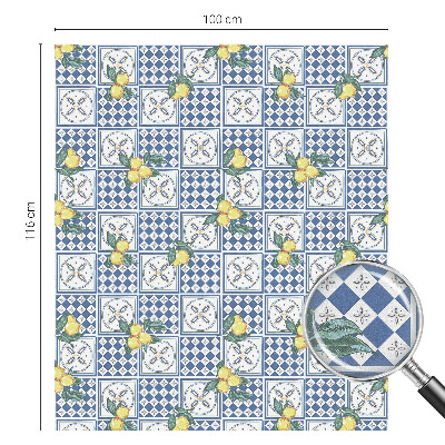 Folie decorativă geam Model de lămâie