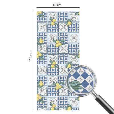 Folie decorativă geam Model de lămâie