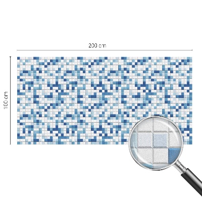 Folie decorativă vitraliu pentru uși și ferestre Joc de plăci