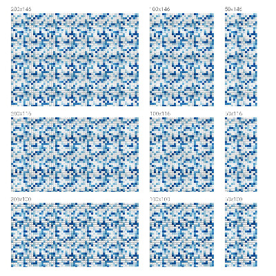 Folie decorativă vitraliu pentru uși și ferestre Joc de plăci