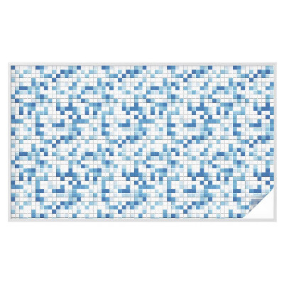 Folie decorativă vitraliu pentru uși și ferestre Joc de plăci