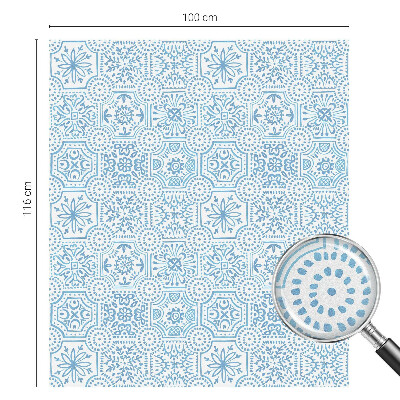 Folie decorativă geam Plăci albastre