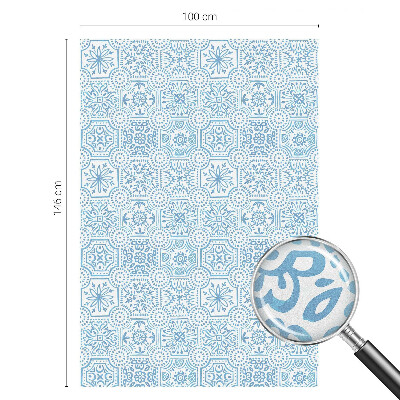 Folie decorativă geam Plăci albastre