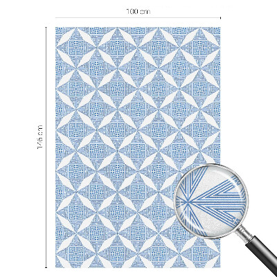 Autocolant vitraliu pentru geam Labirinturi geometrice