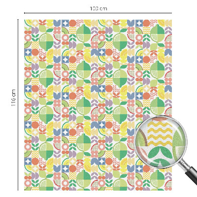 Folie geam să nu se vadă din exterior Fructe colorate