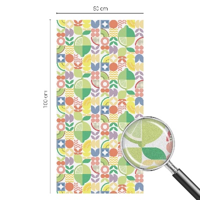 Folie geam să nu se vadă din exterior Fructe colorate