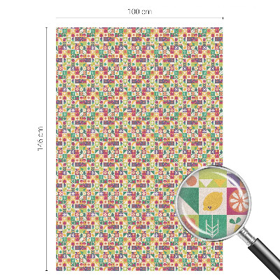 Folie decorativă geam Abstracție colorată