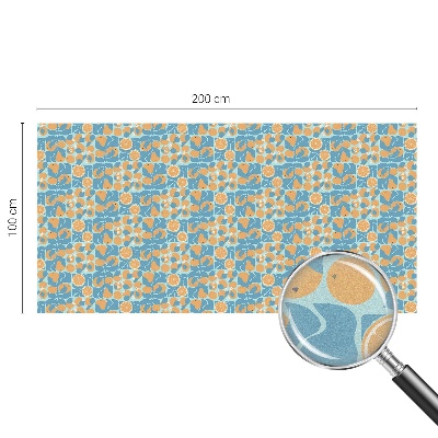 Folie decorativă geam Citrice cu gust de pește