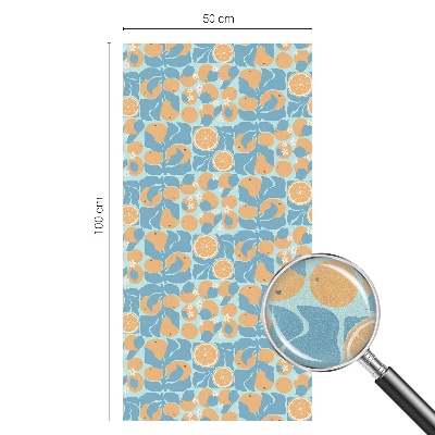 Folie decorativă geam Citrice cu gust de pește