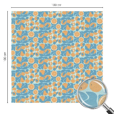 Folie decorativă geam Citrice cu gust de pește