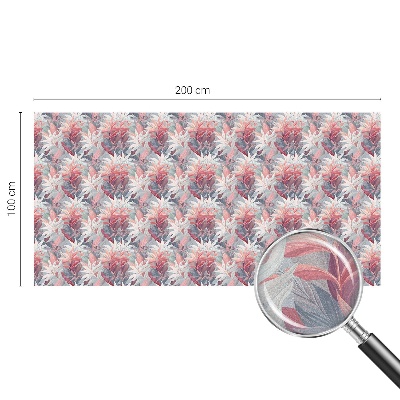 Folie geam să nu se vadă din exterior Frunze de flori