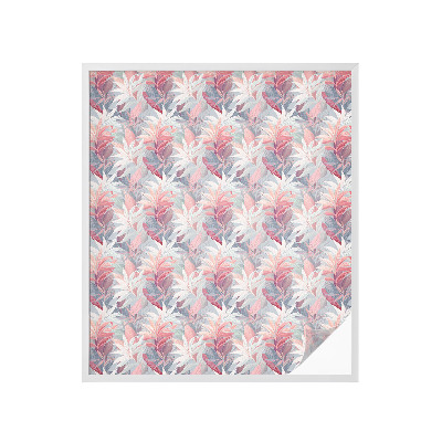 Folie geam să nu se vadă din exterior Frunze de flori