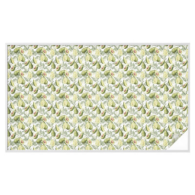 Folie geam intimitate model vitraliu Frunze de avocado