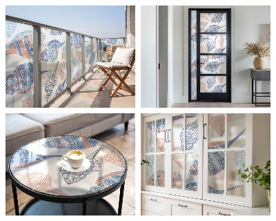 Folie decorativă geam Scoici de mare