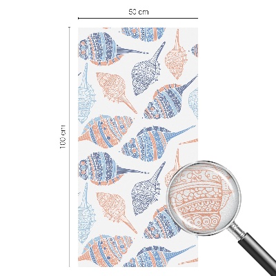 Folie decorativă geam Scoici de mare