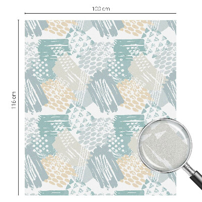 Folie geam intimitate model vitraliu Mozaic abstract