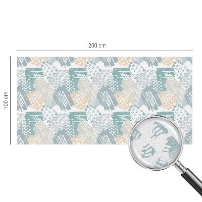 Folie geam intimitate model vitraliu Mozaic abstract