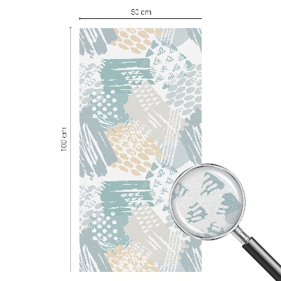 Folie geam intimitate model vitraliu Mozaic abstract