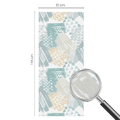 Folie geam intimitate model vitraliu Mozaic abstract