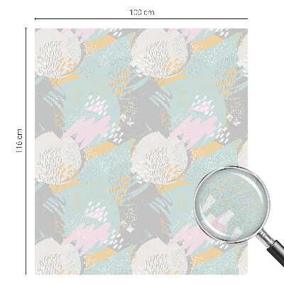 Folie geam intimitate model vitraliu Armonie abstractă