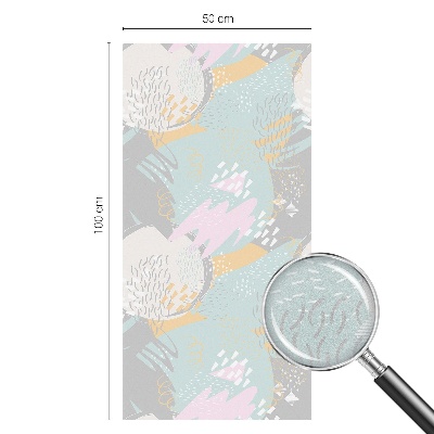 Folie geam intimitate model vitraliu Armonie abstractă