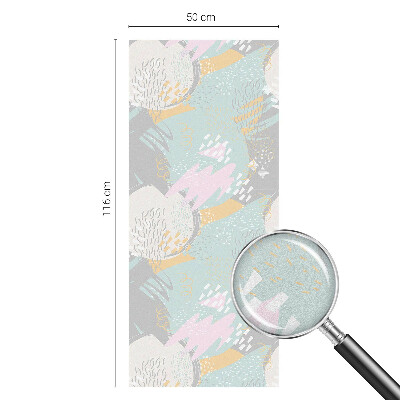 Folie geam intimitate model vitraliu Armonie abstractă