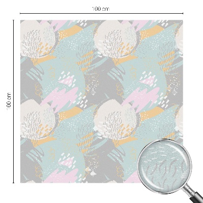 Folie geam intimitate model vitraliu Armonie abstractă