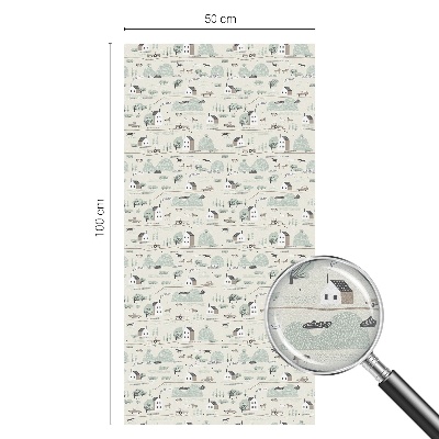 Folie geam să nu se vadă din exterior Un sat idilic