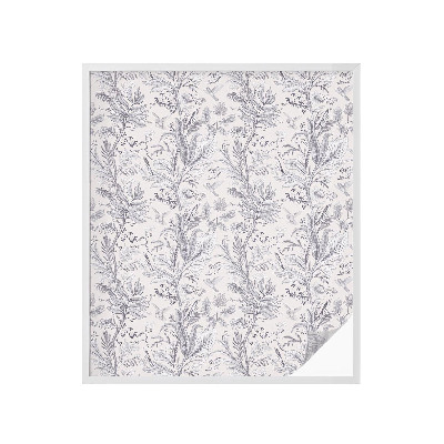 Folie geam să nu se vadă din exterior Frunze și fluturi