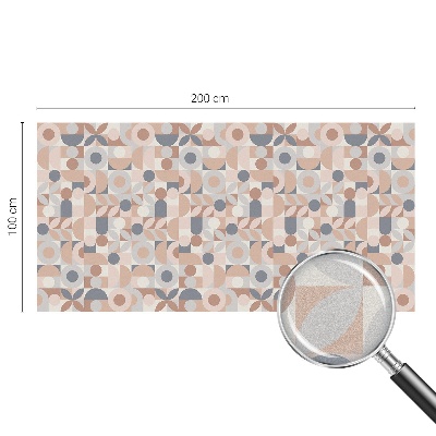 Autocolant vitraliu pentru geam Mozaic abstract