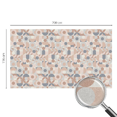 Autocolant vitraliu pentru geam Mozaic abstract