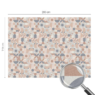 Autocolant vitraliu pentru geam Mozaic abstract