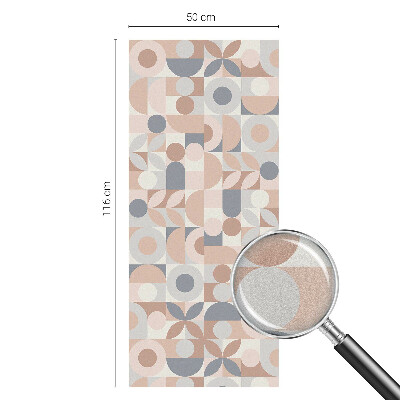 Autocolant vitraliu pentru geam Mozaic abstract