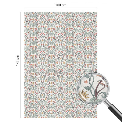 Folie geam intimitate model vitraliu Vulpea pleacă