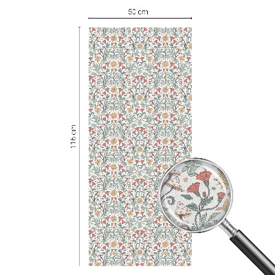 Folie geam intimitate model vitraliu Vulpea pleacă