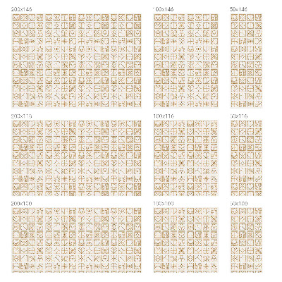 Autocolant vitraliu pentru geam Iubire geometrică