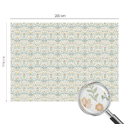 Folie geam să nu se vadă din exterior Simetria florală