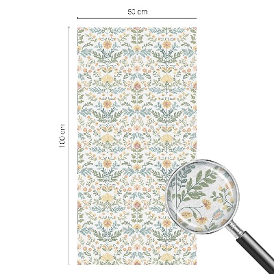 Folie geam să nu se vadă din exterior Simetria florală