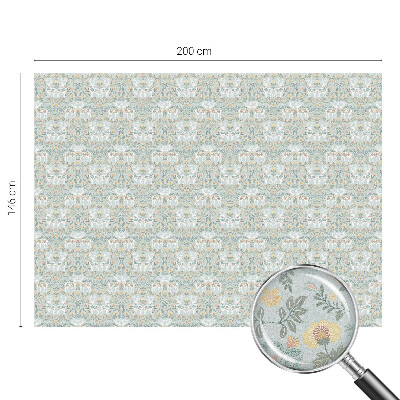 Folie geam intimitate model vitraliu Flori de cerb