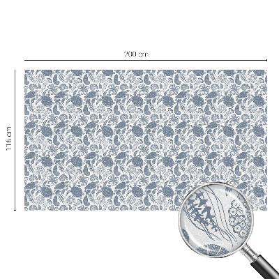 Folie decorativă vitraliu pentru uși și ferestre Viața oceanică