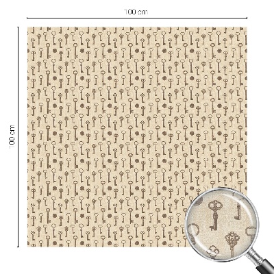 Folie decorativă geam Chei misterioase