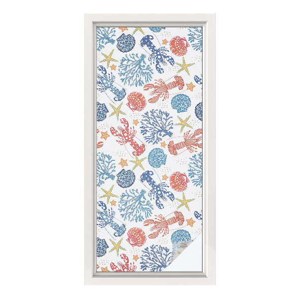 Folie geam să nu se vadă din exterior Corali de raci