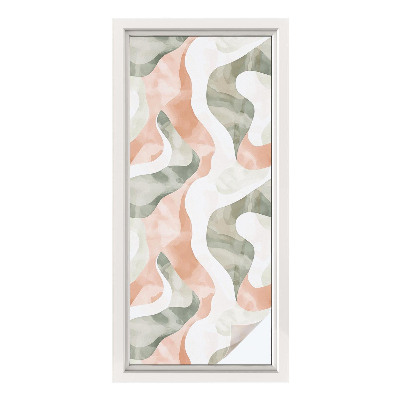 Folie decorativă geam Valuri colorate