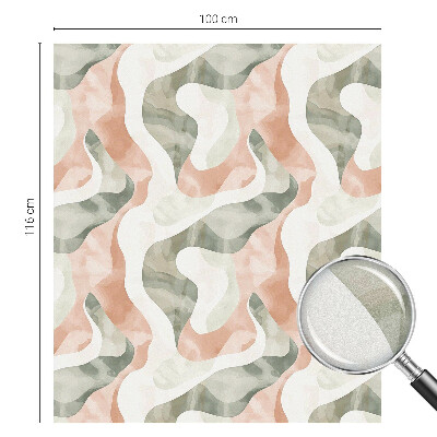 Folie decorativă geam Valuri colorate