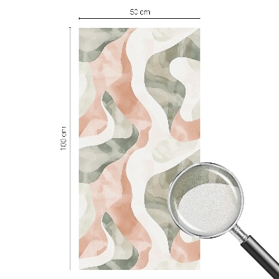 Folie decorativă geam Valuri colorate