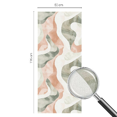 Folie decorativă geam Valuri colorate