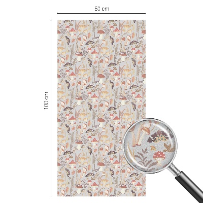 Folie geam intimitate model vitraliu Model de pădure